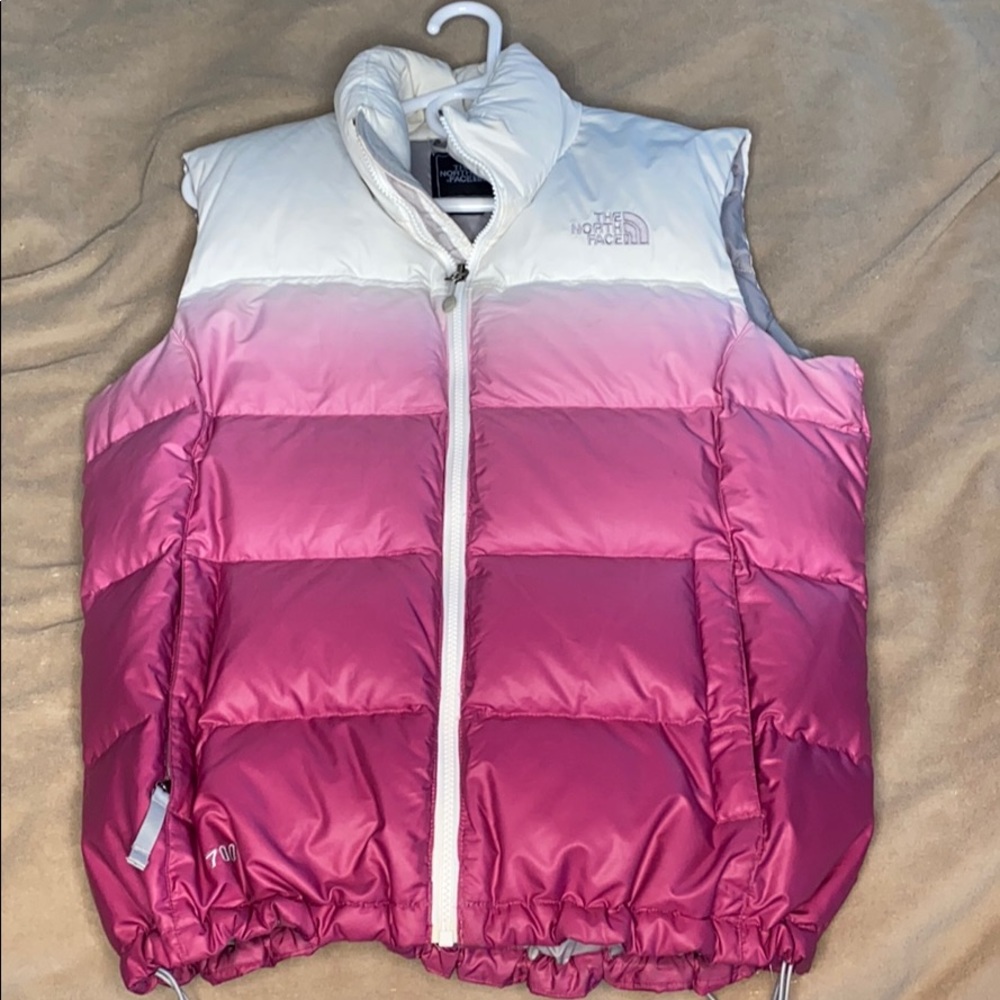 The North Face Pink Ombré Vest